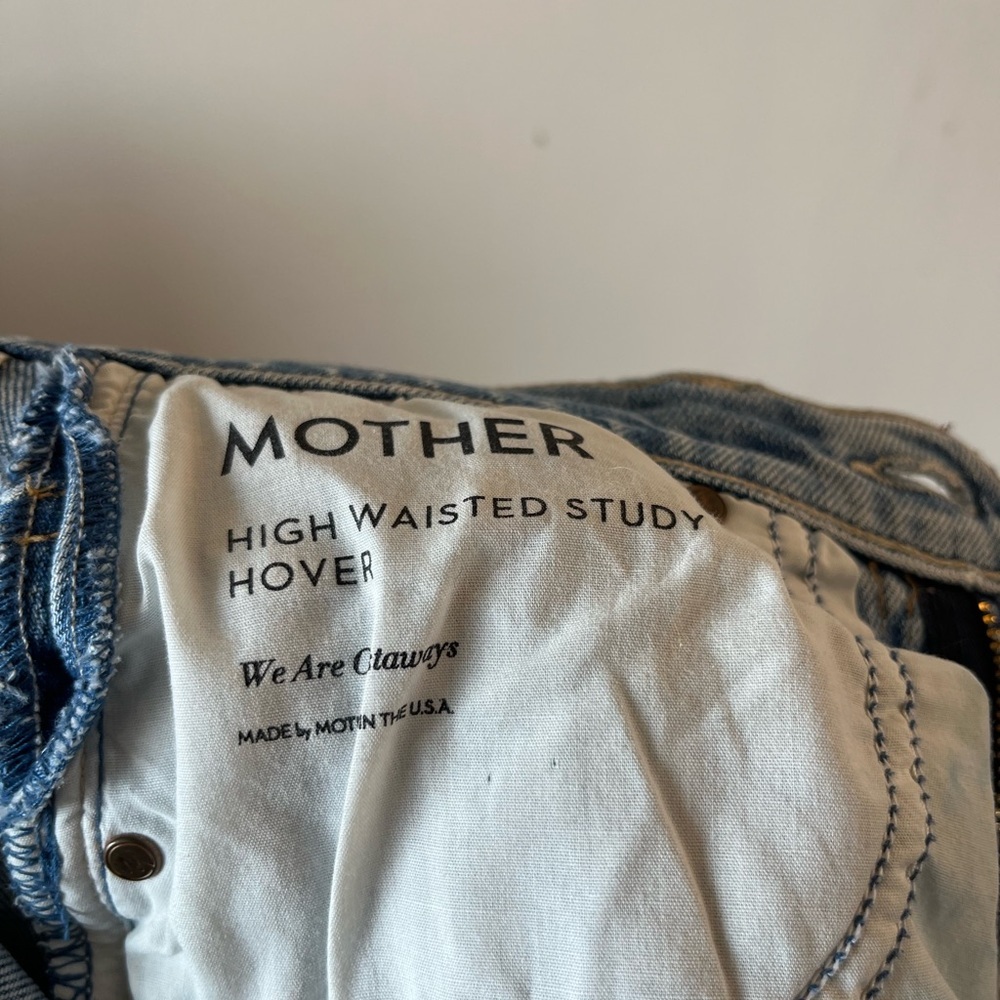 MOTHER High Waisted Study Hover We are Castaways 24 - Picture 16 of 16